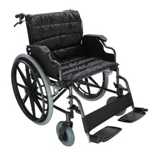 Extra Wide Commode Wheelchair