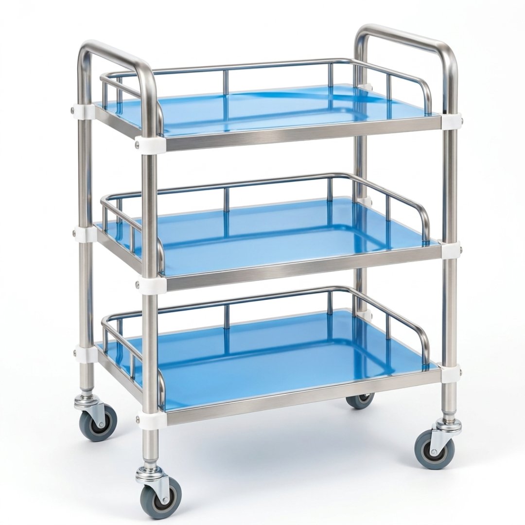 Instrument Trolley - 3 Shelves – supplied in Nairobi