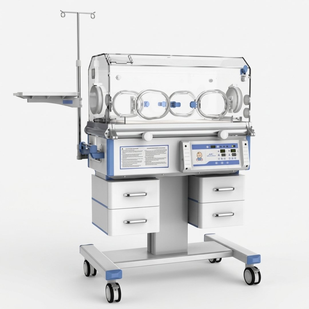 Infant Incubator with 2 Hand Ports – supplied in Nairobi